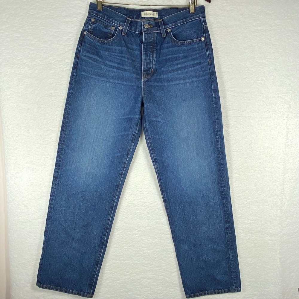 Madewell Women's Straight Leg Jeans - Medium Blue Wash